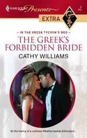 Cover of: The Greek's Forbidden Bride by Cathy Williams