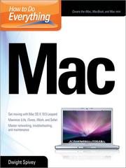 Cover of: How to Do Everything with Mac by Dwight Spivey