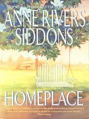 Cover of: Homeplace by Anne Rivers Siddons