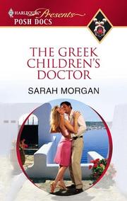Cover of: The Greek Children's Doctor by Sarah Morgan