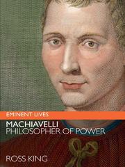 Cover of: Machiavelli by Ross King, Ross King