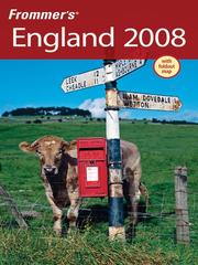 Cover of: Frommer's England 2008 by Darwin Porter