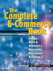 Cover of: The Complete E-Commerce Book by Janice Reynolds