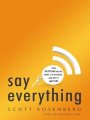 Cover of: Say Everything | Scott Rosenberg