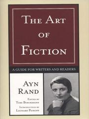 Cover of: The Art of Fiction by Ayn Rand, Ayn Rand