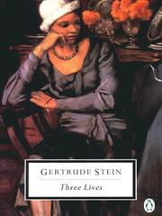 Cover of: Three Lives by Gertrude Stein