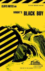 Cover of: CliffsNotes on Wright's Black Boy by Carl Senna