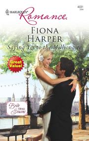 Cover of: Saying Yes to the Millionaire