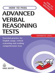 Cover of: How to Pass Advanced Verbal Reasoning Tests by Mike Bryon, Mike Bryon