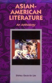 Cover of: Asian-American Literature: An Anthology