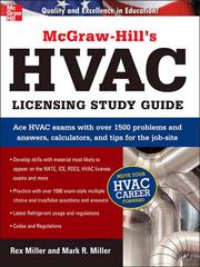 Cover of: McGraw-Hill's HVAC Licensing Study Guide by Rex Miller