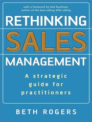 Cover of: Rethinking Sales Management by Beth Rogers