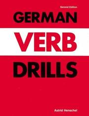 Cover of: German Verb Drills (Language Verb Drills) by Astrid Henschel