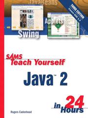 Cover of: Sams Teach Yourself Java 2 in 24 Hours by Rogers Cadenhead