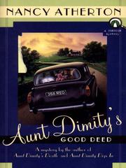 Cover of: Aunt Dimity's Good Deed by Nancy Atherton, Nancy Atherton