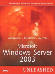 Cover of: Microsoft Windows Server 2003 Unleashed by Rand Morimoto, Rand Morimoto