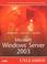 Cover of: Microsoft Windows Server 2003 Unleashed