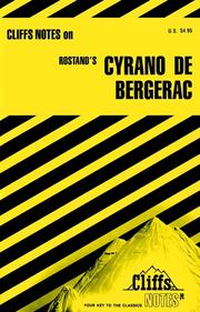 Cover of: CliffsNotes on Rostand's Cyrano de Bergerac by Estelle DuBose, Estelle DuBose