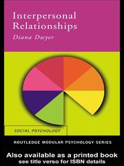 Cover of: Interpersonal Relationships