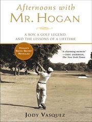 Cover of: Afternoons with Mr. Hogan by Jody Vasquez