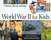 Cover of: World War II for Kids by Richard Panchyk