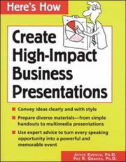 Cover of: Create high impact business presentations