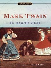 Cover of: The Innocents Abroad by Mark Twain, Mark Twain