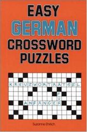 Cover of: Easy German Crossword Puzzles (Language - German)