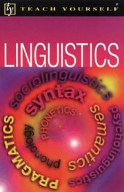 Cover of: Teach Yourself Linguistics