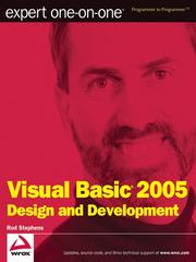 Cover of: Expert One-on-One Visual Basic 2005 Design and Development