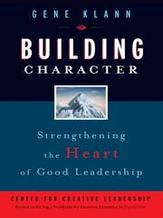 Cover of: Building Character