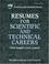 Cover of: Resumes for Scientific and Technical Careers