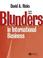 Cover of: Blunders in International Business