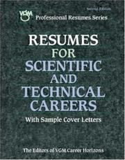 Cover of: Resumes for scientific and technical careers