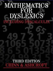 Cover of: Mathematics for Dyslexics by Stephen J. Chinn