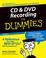 Cover of: CD & DVD Recording For Dummies