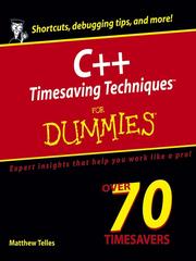 Cover of: C++ Timesaving Techniques For Dummies