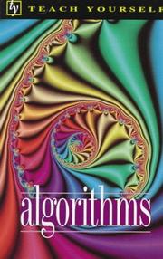 Cover of: Algorithms (Teach Yourself) by Anthony Ralston, Hugh Neill