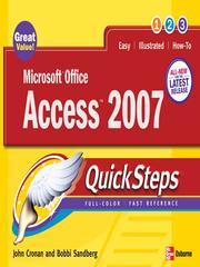 Cover of: Microsoft® Office AccessTM 2007 by John Cronan