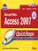 Cover of: Microsoft® Office AccessTM 2007