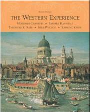 Cover of: The Western Experience with Powerweb by Mortimer Chambers, Barbara Hanawalt, Theodore K. Rabb, Isser Woloch, Raymond Grew