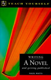 Cover of: Writing a novel