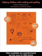 Cover of: Helping Children with Reading and Spelling by Rea Reason, Rea Reason
