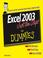 Cover of: Excel 2003 Just the Steps For Dummies