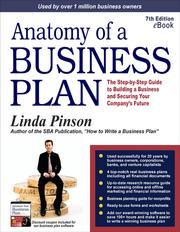 Cover of: Anatomy of a Business Plan by Linda Pinson, Linda Pinson