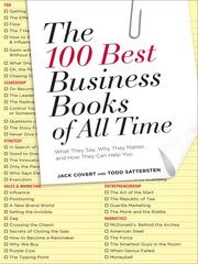 Cover of: The 100 Best Business Books of All Time by Jack Covert