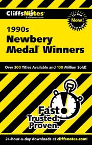 Cover of: CliffsNotes The 1990s Newbery Medal Winners