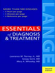 Cover of: Essentials of Diagnosis & Treatment by Sanjay Saint