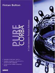 Cover of: Pure Corba