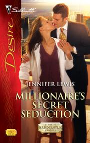 Cover of: Millionaire's Secret Seduction by Jennifer Lewis